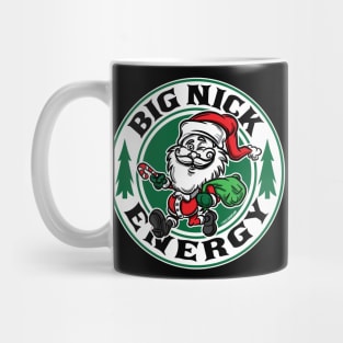 Big Nick Energy Retro Santa Mascot Mug
